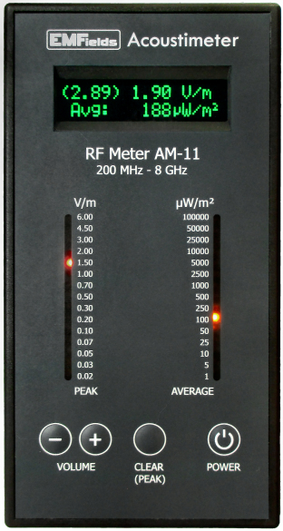 Acoustimeter AM11 EMF RF Detector - EMF Protection USA