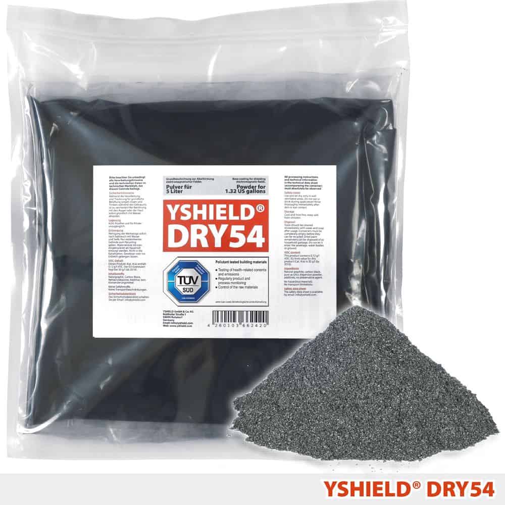 YSHIELD® DRY54 Special shielding paint - Powder for 5 liter - EMF